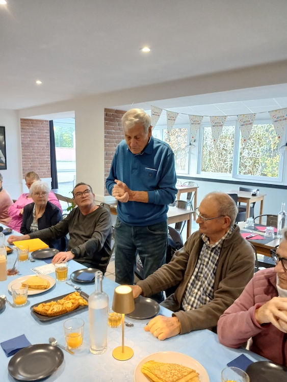 Jean-Claude... en plein discours.