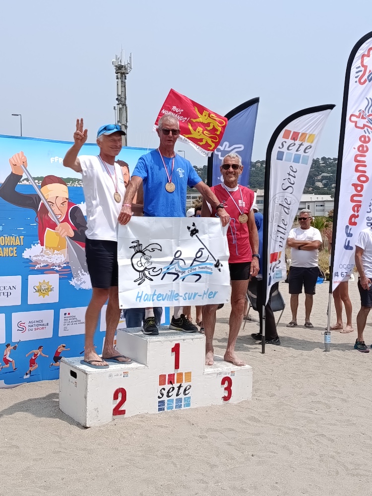 Résultat du Trail : médaille de bronze pour Bernard !