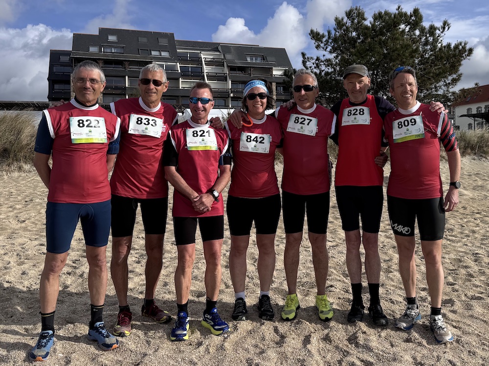 Les partants & Camille pour le trail